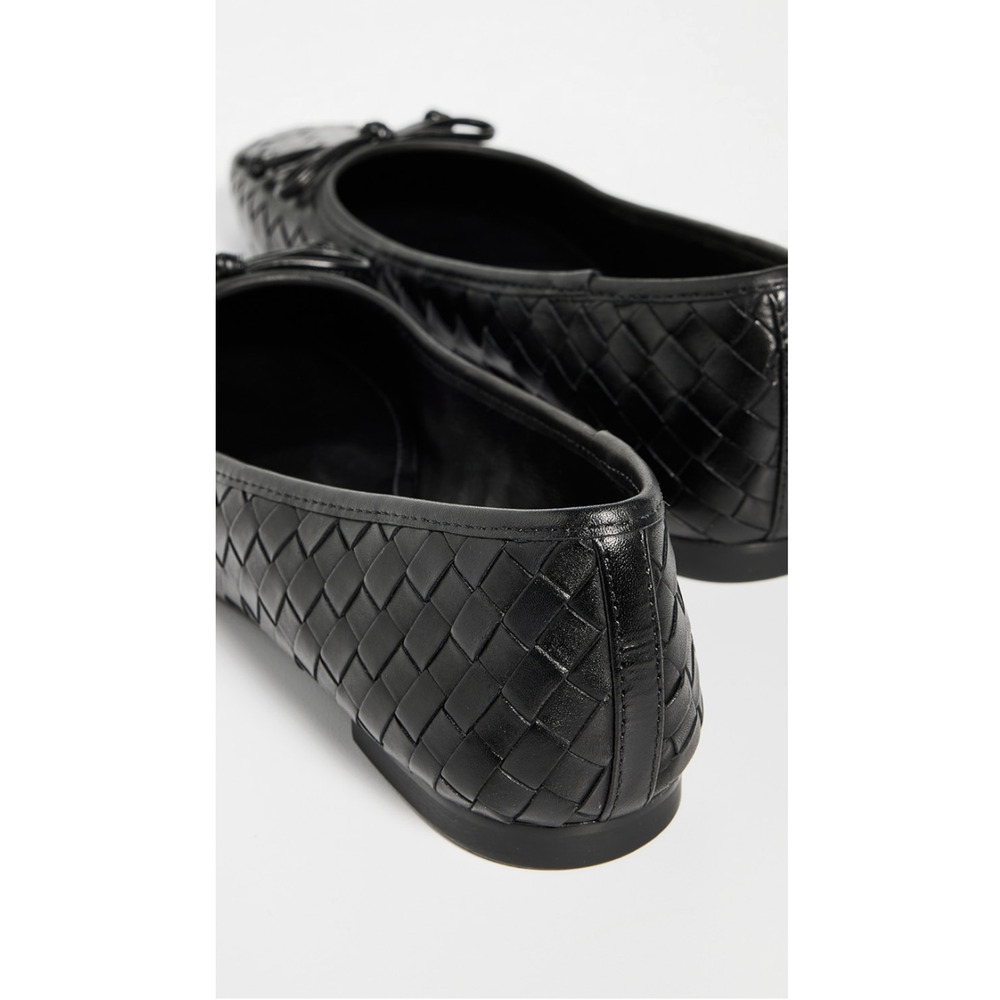 SCHUTZ New in Box Arissa Woven Ballet Square Toe Flat in Black // 6 - Picture 13 of 13